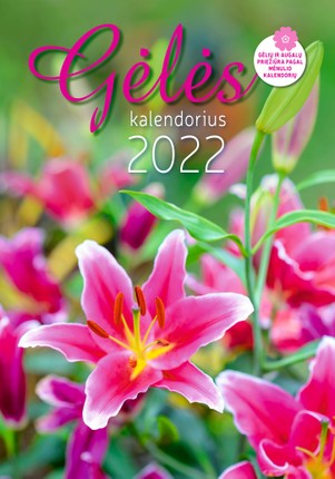 2022 m. sieninis kalendorius Gėlės