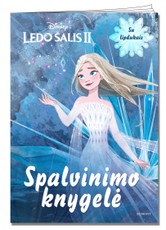 Ledo šalis II. Spalvinimo knygelė su lipdukais