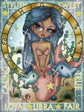 Deimantinė mozaika LIBRA 40x30