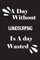 A day without windsurfing is a day wasted