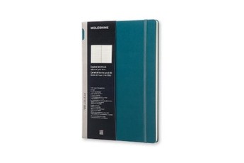 Moleskine Konzeptbuch A4, Kariert, Hard Cover, Meergrün