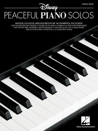 Disney Peaceful Piano Solos Knygos Lt