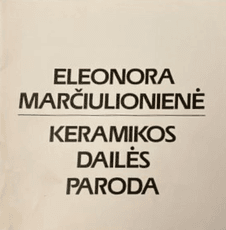 Keramikos dailės paroda