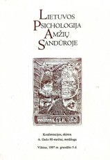 Lietuvos psichologija amžių sandūroje