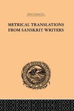 Muir, J: Metrical Translations from Sanskrit Writers