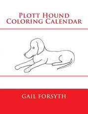 Plott Hound Coloring Calendar