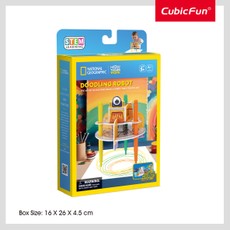 CUBIC FUN National Geographic 3D dėlionė „Piešiantis Robotas"
