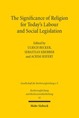 The Significance of Religion for Today's Labour and Social Legislation