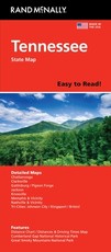 Rand McNally Easy to Read: Tennessee State Map