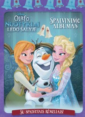 Olafo nuotykiai Ledo šalyje. Spalvinimo albumas (nedidelis defektas )