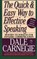 The Quick and Easy Way to Effective Speaking