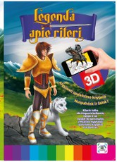 Legenda apie Riterį: atgyjanti spalvinimo knygelė