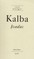 Kalba. Įvadas