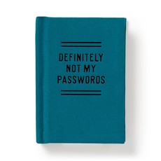 Definitely Not My Passwords - Password Diary