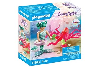 PLAYMOBIL figūrėlių rinkinys (Princess Magic) 71503 – undinė su spalvą keičiančiu aštuonkoju