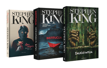 Stephen King 3 knygų rinkinys: Žalioji mylia + Apie rašymą + Institucija Stephen King 3 knygų rinkinys: Žalioji mylia + Apie rašymą + Institucija