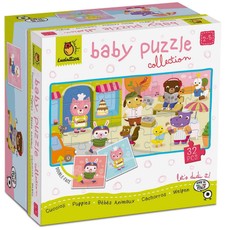 Dvipusė dėlionė mažyliams LUDATTICA „Šuniukai“, 32 detalės Dvipusė dėlionė mažyliams LUDATTICA „Šuniukai“, 32 detalės