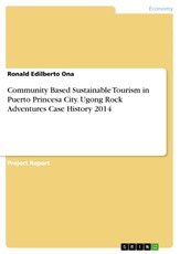 Community Based Sustainable Tourism in Puerto Princesa City. Ugong Rock Adventures Case History 2014