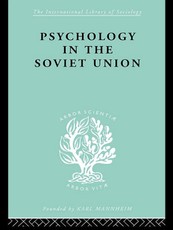 Psychology in the Soviet Union   Ils 272
