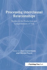 Processing Interclausal Relationships