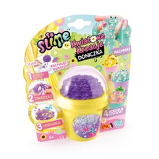 So Slime kūrybinis rinkinys „Gėlės“ Saulėgrąža, geltonas indelis