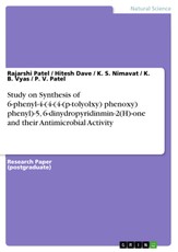 Study on Synthesis of 6-phenyl-4-(4-(4-(p-tolyolxy) phenoxy) phenyl)-5, 6-dinydropyridinmin-2(H)-one and their Antimicrobial Activity