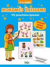 Mokomės žaisdami. 192 įsivertinimo lipdukai! 5-6 metai