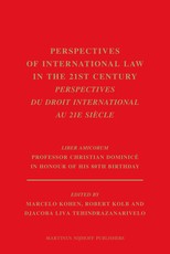 Perspectives of International Law in the 21st Century / Perspectives Du Droit International Au 21e SiÃ¨cle