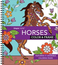 Color & Frame - Horses