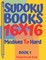 Sudoku Books 16 x 16 - Medium To Hard - Book 1