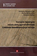 Europos sąjungos teisės įgyvendinimas Lietuvos baudžiamojoje teisėje