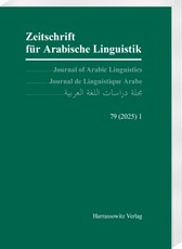 Zeitschrift für Arabische Linguistik 79,1 (2025)