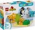 LEGO DUPLO „Laukinių gyvūnų šeimos: pingvinai ir liūtai“