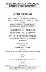 Federal implementation of Obamacare