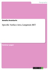 Specific Surface Area, Langmuir, BET