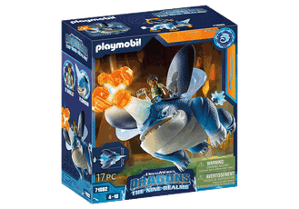 PLAYMOBIL DRAGONS „Dragons: The Nine Realms“ personažai Plowhorn ir D´Angelo 71082