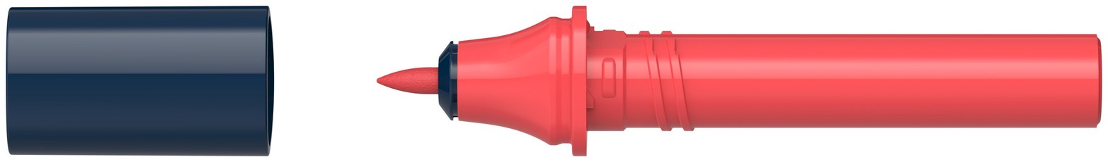 Šerdelė Paint-It 040 apvaliu galiuku, raudona 124