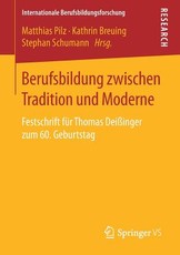 Berufsbildung Zwischen Tradition Und Moderne