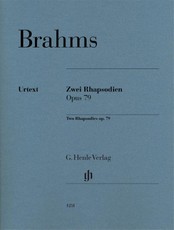 Zwei Rhapsodien op. 79 für Klavier zu zwei Händen