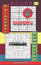 Killer sudoku X diagonal. Numbricks puzzles