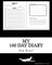 My 100 Day Diary (Black cover)