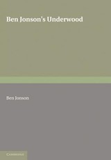 Ben Jonson's Underwoods