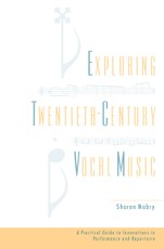 Exploring Twentieth Century Vocal Music