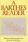 A Barthes Reader