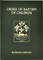 Order of Baptism of Children