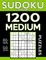 Sudoku Book 1,200 Medium Puzzles