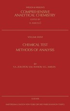 Chemical Test Methods of Analysis