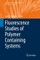 Fluorescence Studies of Polymer Containing Systems