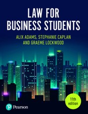 Law for Business Students, 11th Edition