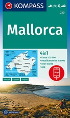 KOMPASS Wanderkarte Mallorca 1:75 000